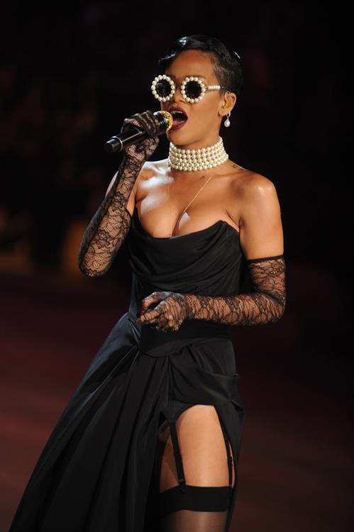 Rihanna in lingerie