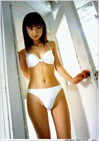 Yuko Ogura in a bikini