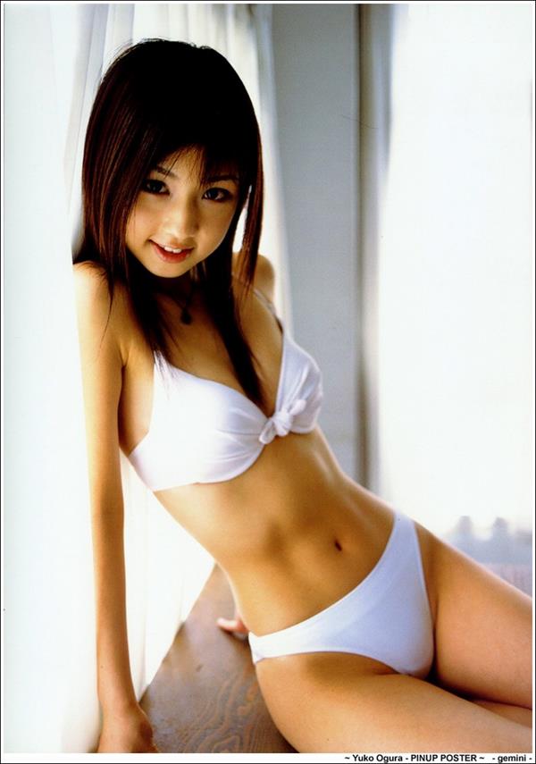 Yuko Ogura in a bikini