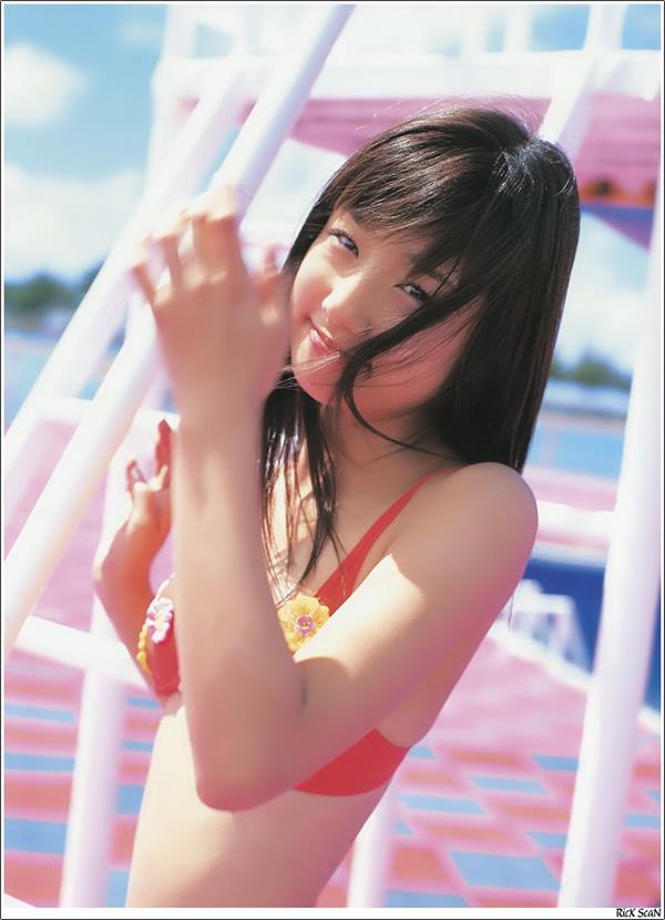 Yuko Ogura in a bikini