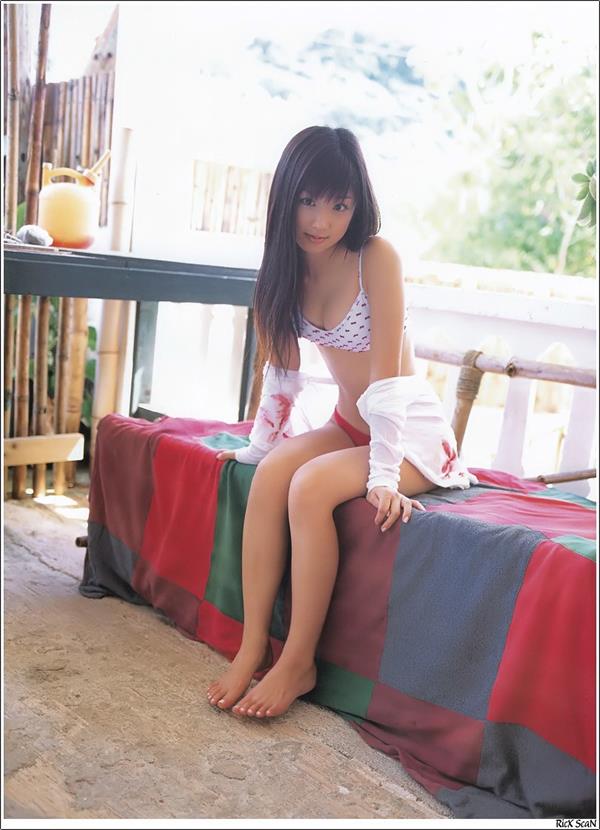 Yuko Ogura in lingerie