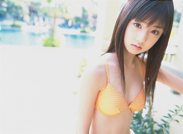 Yuko Ogura in a bikini