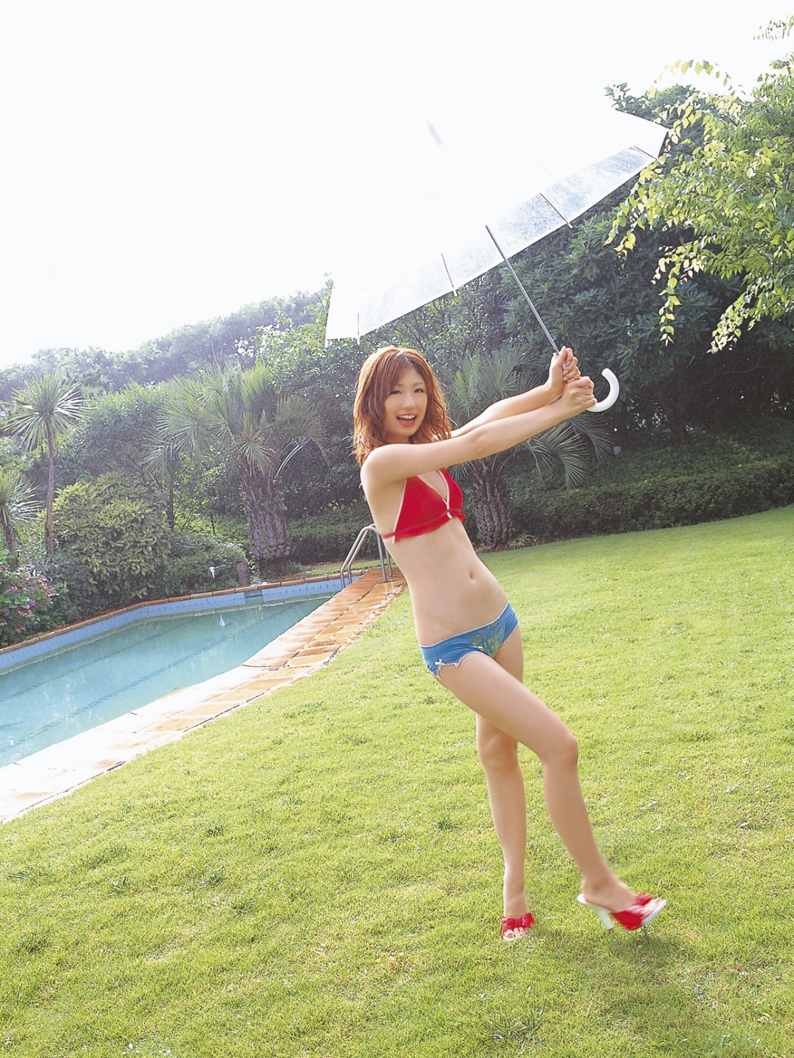 Yuko Ogura in a bikini