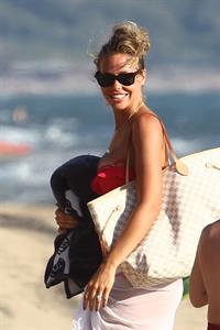 Ilary Blasi in a bikini