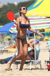 Ilary Blasi in a bikini