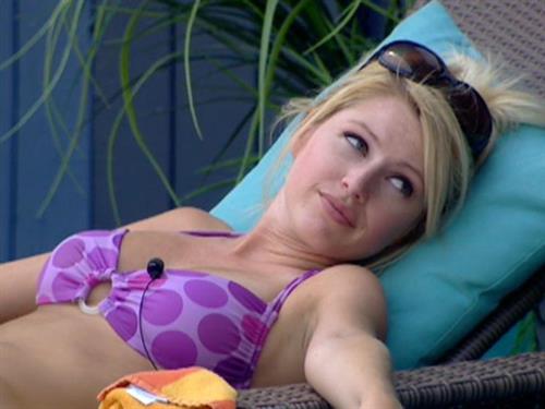 Britney Haynes in a bikini