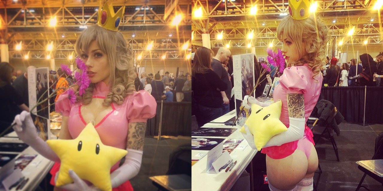 Sexy Peach Cosplay