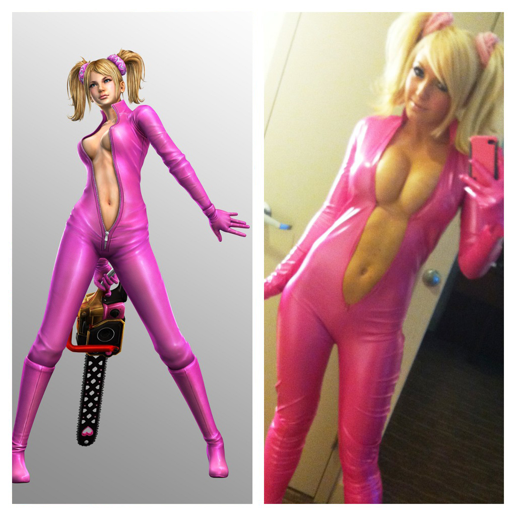 Jessica Nigri as Juliet Starling in pink