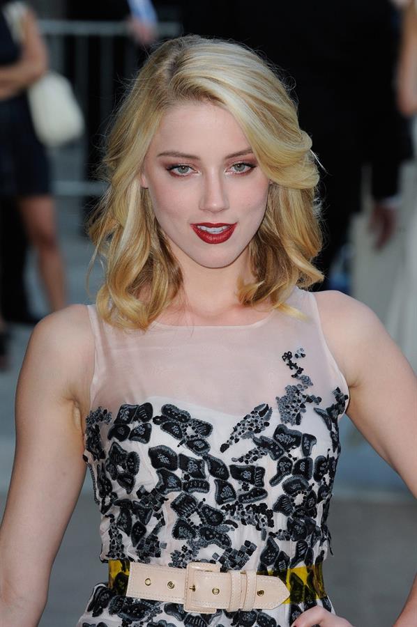 Amber Heard CFDA Fashion Awards at Alice Tully Hall Lincoln Center on June 6, 2011 