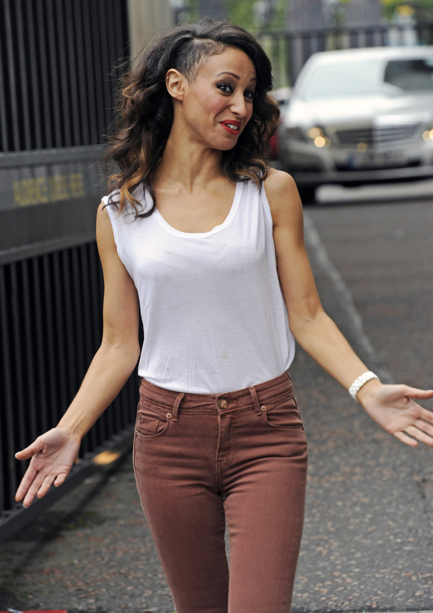 Amelle Berrabah Pictures Amelle Berrabah Jade Ewan ITV Studios September 27, 2011