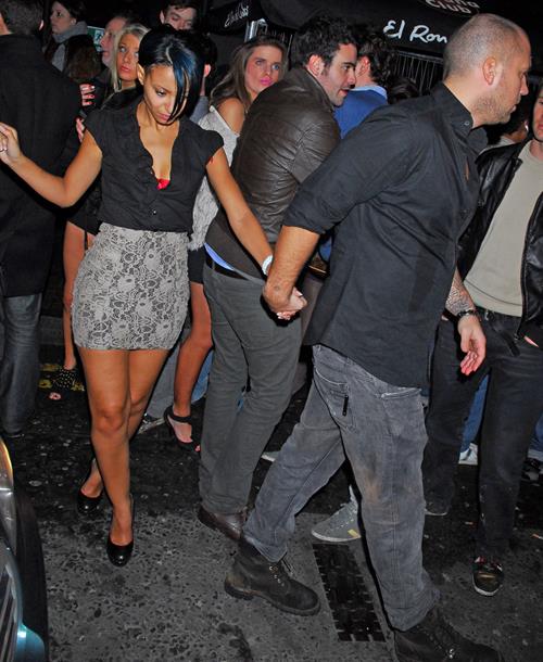 Amelle Berrabah London candids Feb 6th 2010 
