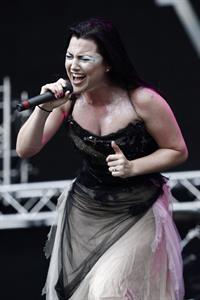 Amy Lee - Evanescence perform at the 2012 Heineken Jammin festival on July 6, 2012