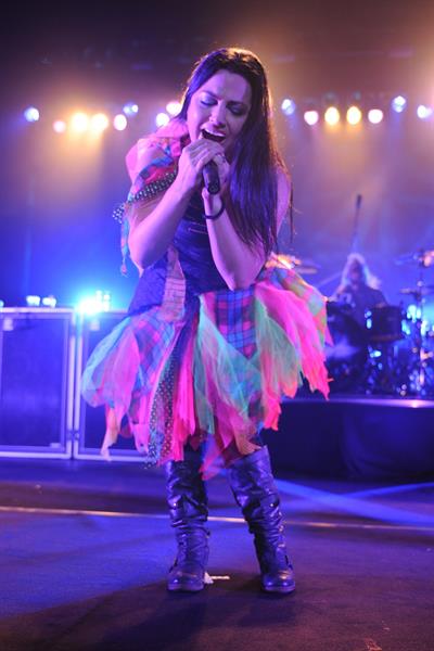 Amy Lee performing live at the Hard Rock Cafe in Hollywood Florida on January 17, 2012