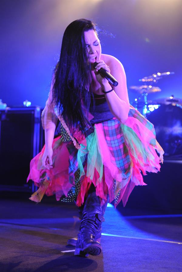 Amy Lee performing live at the Hard Rock Cafe in Hollywood Florida on January 17, 2012