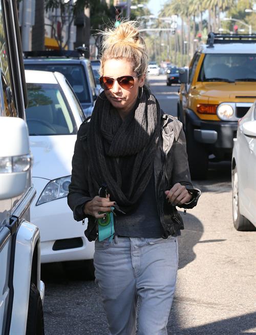 Ashley Tisdale shopping at Planet Blue in Beverly Hills 12/10/12 