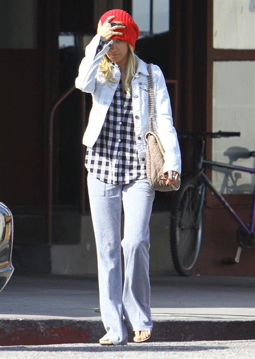 Ashley Tisdale leaving Kings Road Cafe in Studio City 12/9/12 