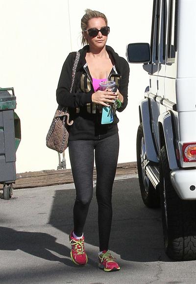 Ashley Tisdale out and about in LA 12/11/12 