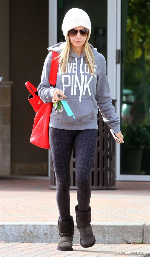 Ashley Tisdale leaving dentist's office 11/14/12 