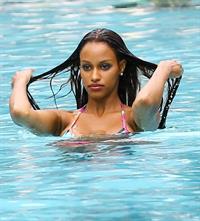 Fanny Neguesha in a bikini