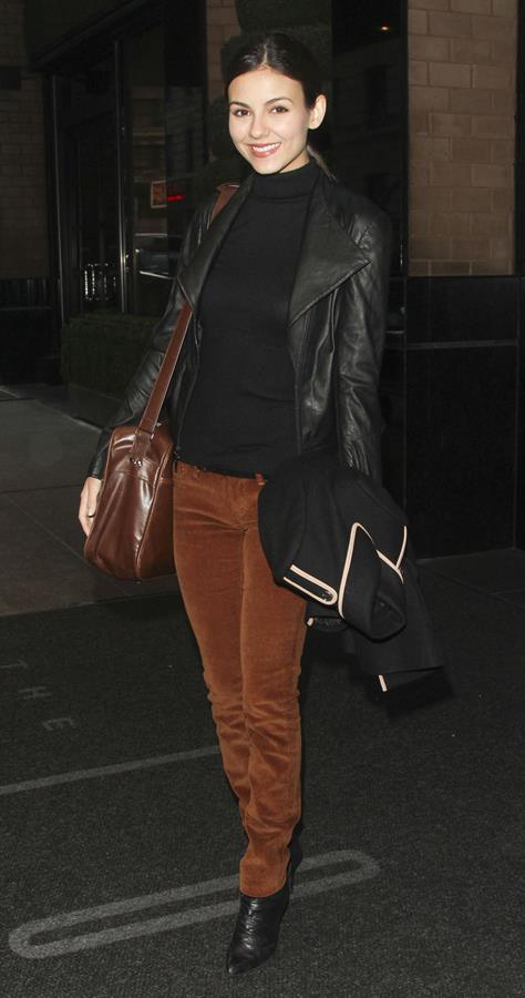 Victoria Justice out and about in New York 2/12/13 