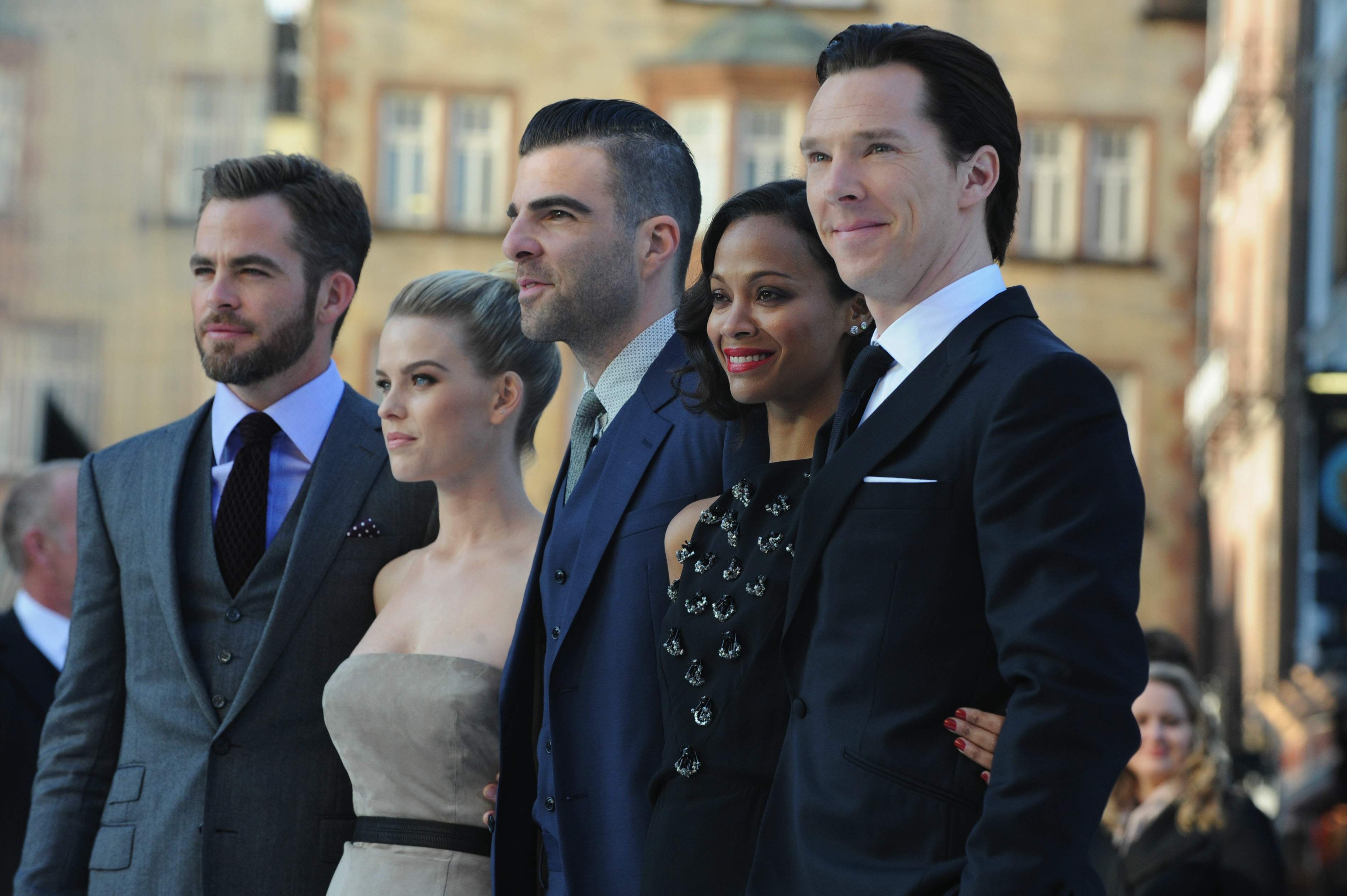 Zoe Saldana attends the 'Star Trek Into Darkness' UK Premiere at the Empire Leicester Square in London