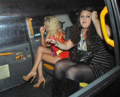 Alice Barlow rachel shenton at a party in liverpool 05.08.11 