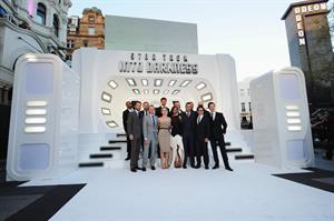 Zoe Saldana attends the 'Star Trek Into Darkness' UK Premiere at the Empire Leicester Square in London