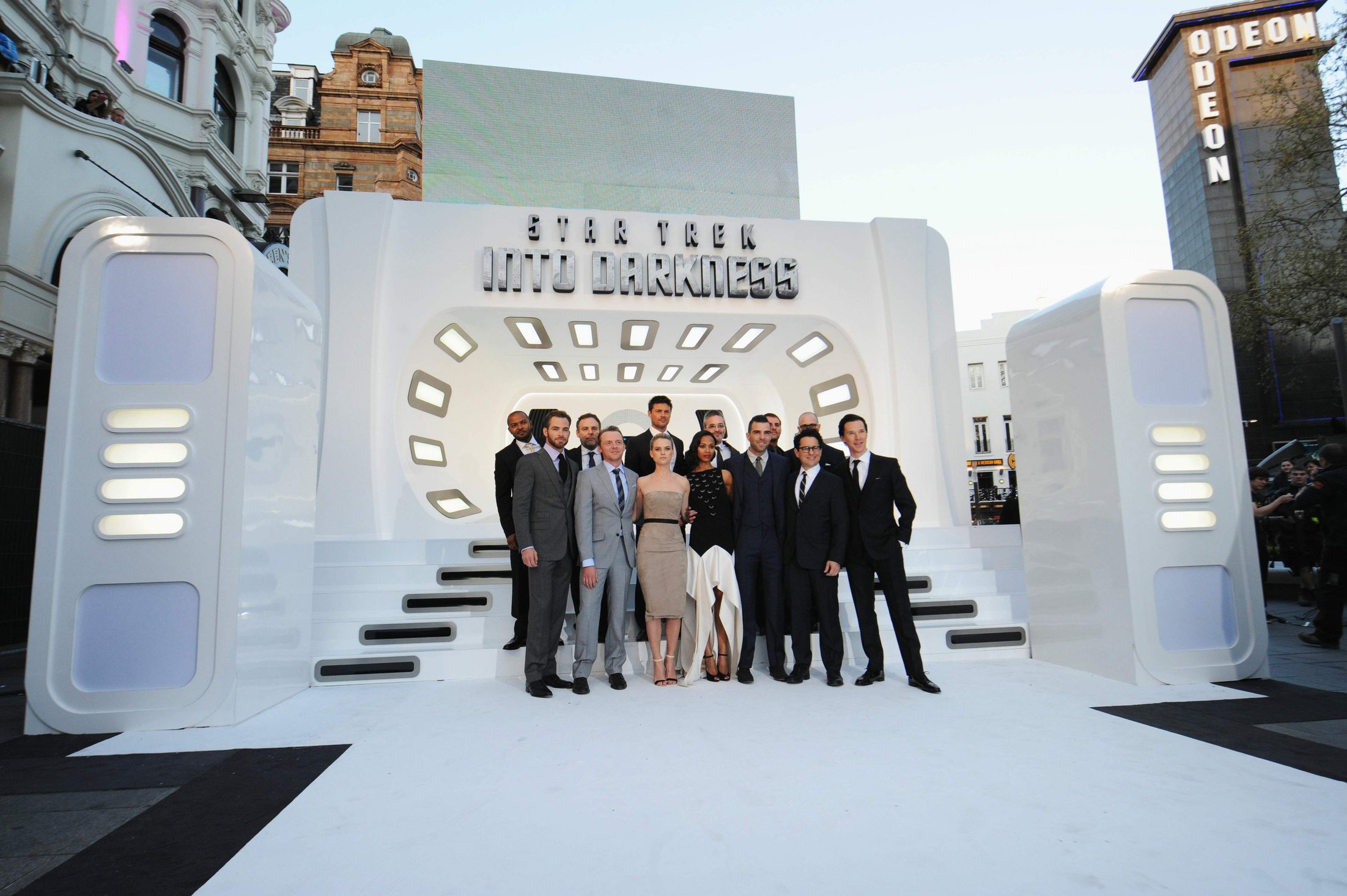 Zoe Saldana attends the 'Star Trek Into Darkness' UK Premiere at the Empire Leicester Square in London