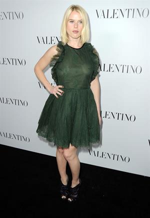 Alice Eve at the Valentino 50th Anniversary Kick Off Party and unveiling of their new Beverly Hills Flagship Store, Valentino, Beverly Hills, CA on March 27, 2012