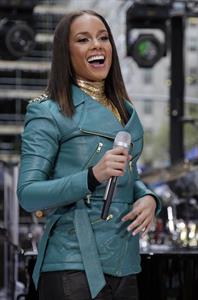 Alicia Keys performs on the NBC Today Show in New York 