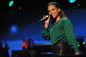 Alicia Keys 2012 Musicares Person of the Year Gala in Los Angeles on February 10, 2012