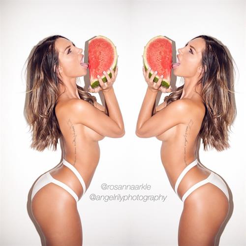 Rosanna Arkle in a bikini