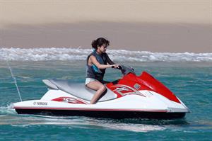 Selena Gomez on vacation in Mexico on December 7, 2011