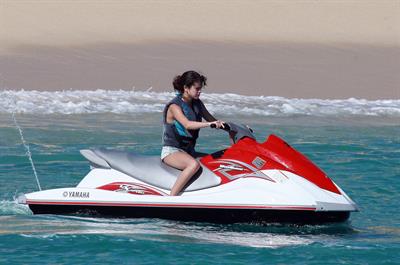 Selena Gomez on vacation in Mexico on December 7, 2011