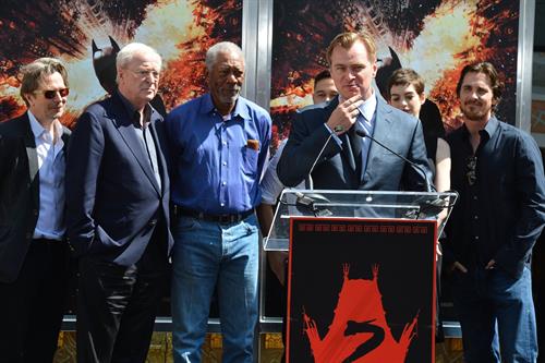 Anne Hathaway Pictures Anne Hathaway Christopher Nolan immortalized with hand and footprint ceremony on July 7, 2012
