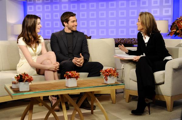 Anne Hathaway appears on NBC News Today Show on November 18, 2010