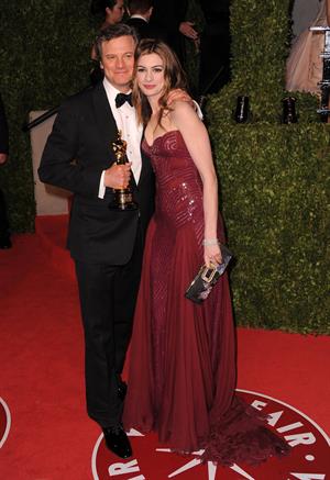 Anne Hathaway Vanity Fair Oscar Party on February 27, 2011