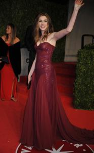 Anne Hathaway Vanity Fair Oscar Party on February 27, 2011