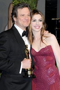 Anne Hathaway Vanity Fair Oscar Party on February 27, 2011