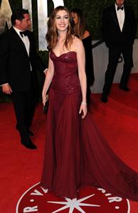 Anne Hathaway Vanity Fair Oscar Party on February 27, 2011