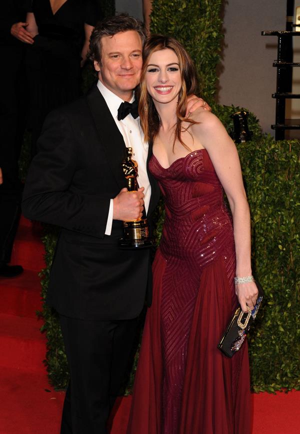 Anne Hathaway Vanity Fair Oscar Party on February 27, 2011
