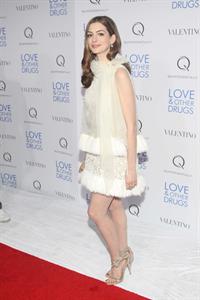 Anne Hathaway Love & Other Drugs screening at the DGA Theater in New York City on November 16, 2010