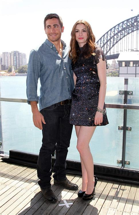 Anne Hathaway press conference at Welsh Bay in Sydney on December 6, 2010