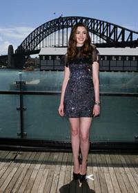 Anne Hathaway press conference at Welsh Bay in Sydney on December 6, 2010
