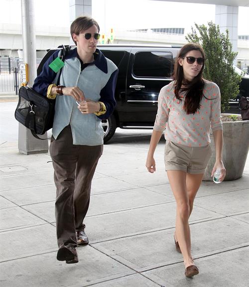 Ashley Greene Pictures Ashley Greene at JFK Airport in New York on June 12, 2012