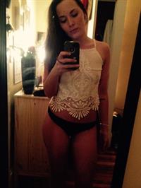 Anonymous in lingerie taking a selfie