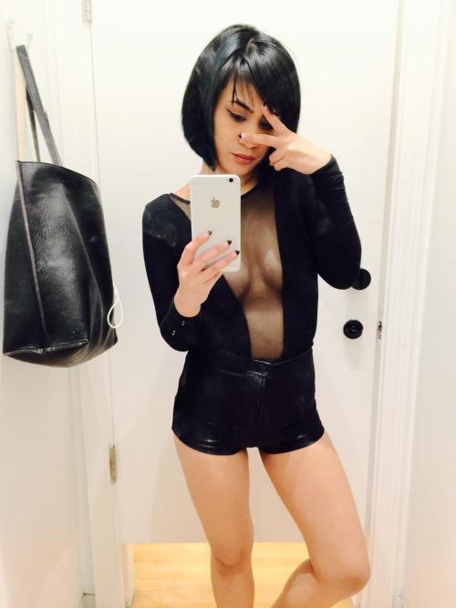 Anonymous taking a selfie