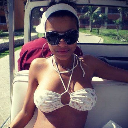 Anonymous in a bikini