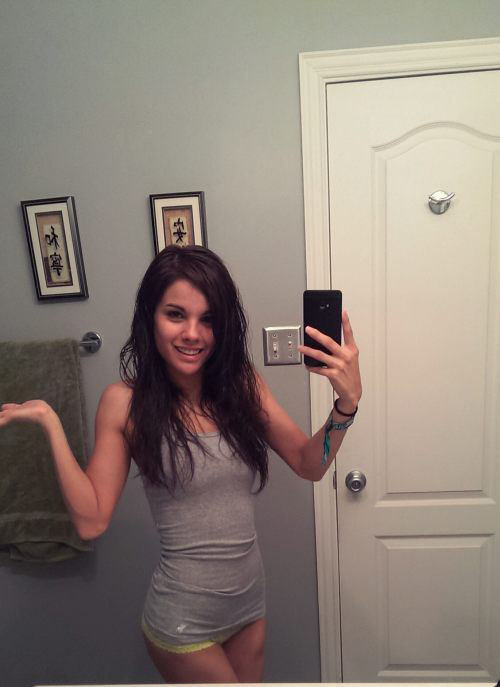 Anonymous taking a selfie