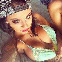 Anonymous in lingerie taking a selfie